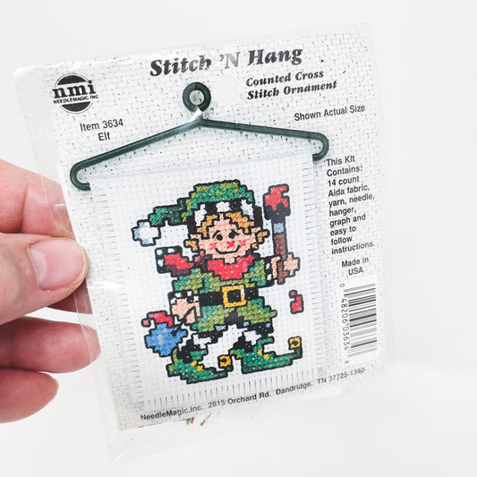 Stitch n' Hang Elf Cross Stitch Kit
