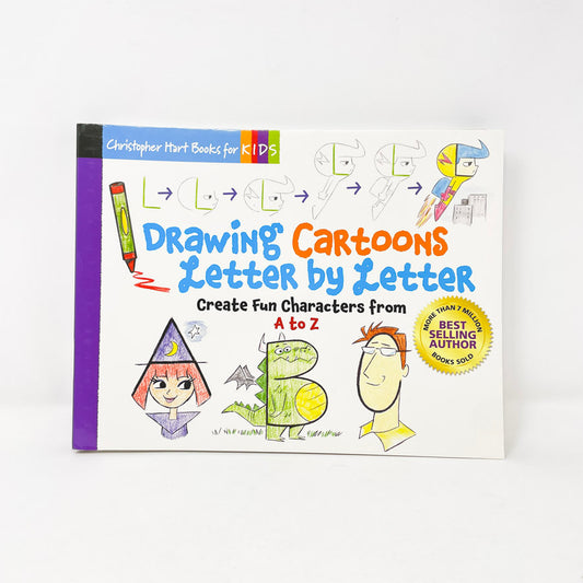 Drawing Cartoons Letter by Letter Christopher Hart Books for Kids