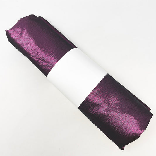 60" x 4.5 Yds Purple Sparkle Stripe Stiff Fancy Fabric