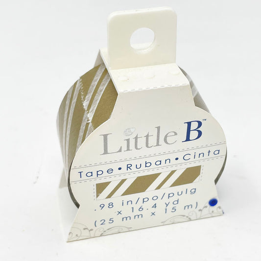 Little B Tape - Gold Striped