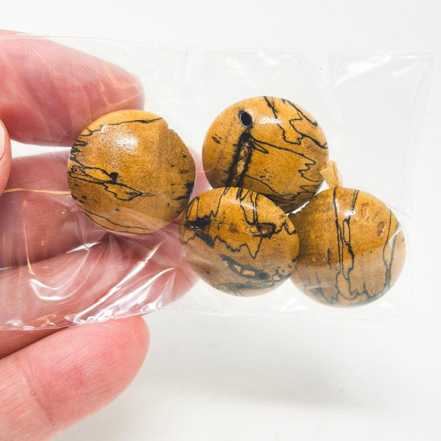Marbled Wood Shank Buttons