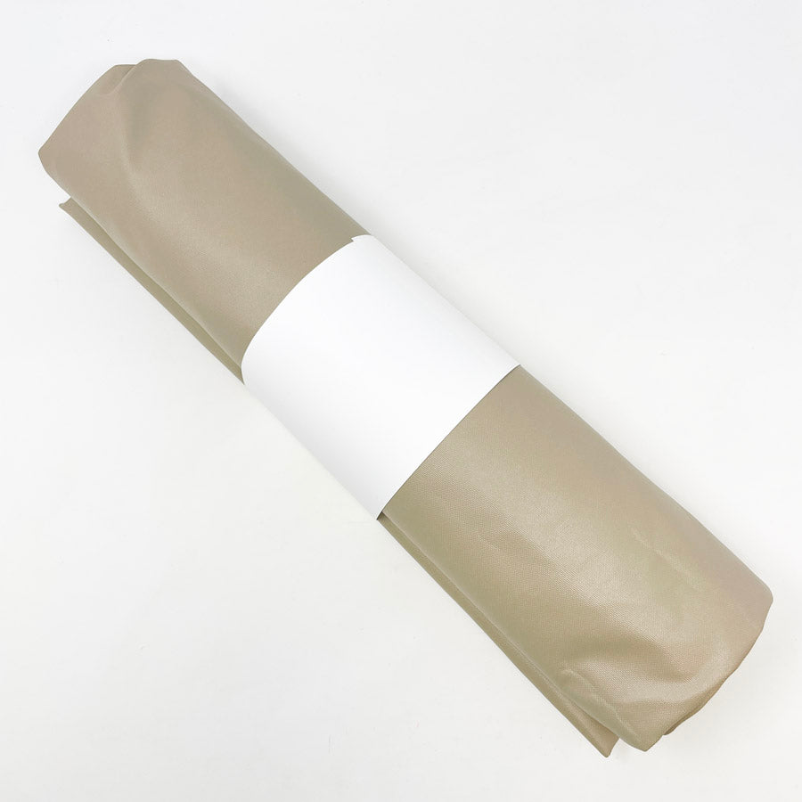 60" x 66" Beige Vinyl Coated Fabric