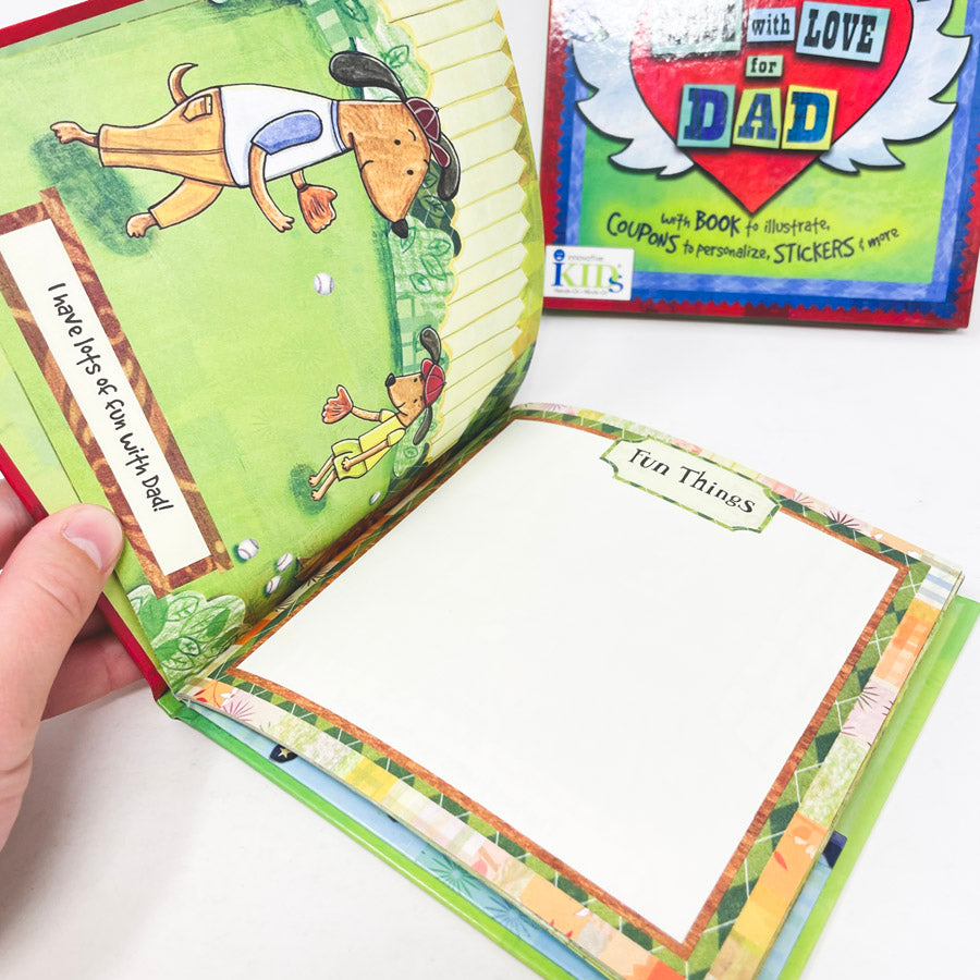 Made With Love for Dad Coupon Book