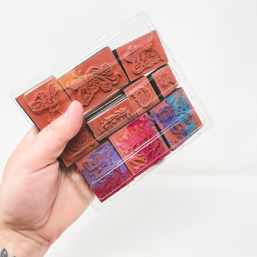 All Night Media Enchanted Fairies Rubber Stamp Collection