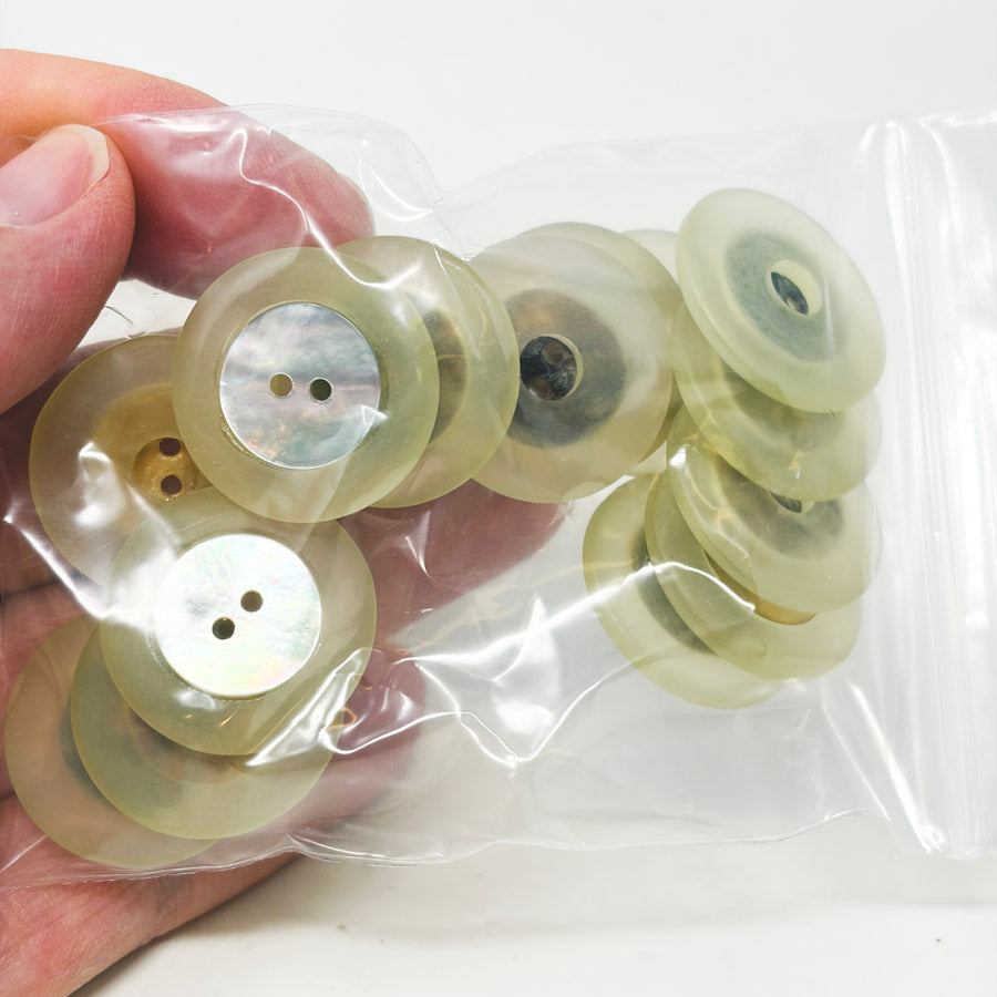 Shell Inlay Plastic Buttons