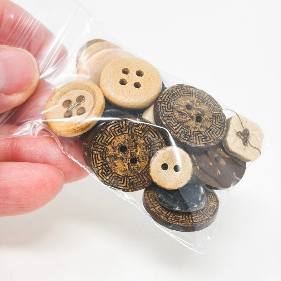 Brown Button Bundle