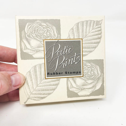 Floral Engravings Poetic Prints Rubber Stamps by Hero Arts