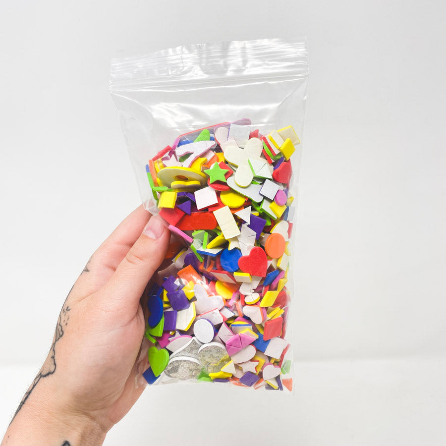 Assorted Bags of Foam Stickers