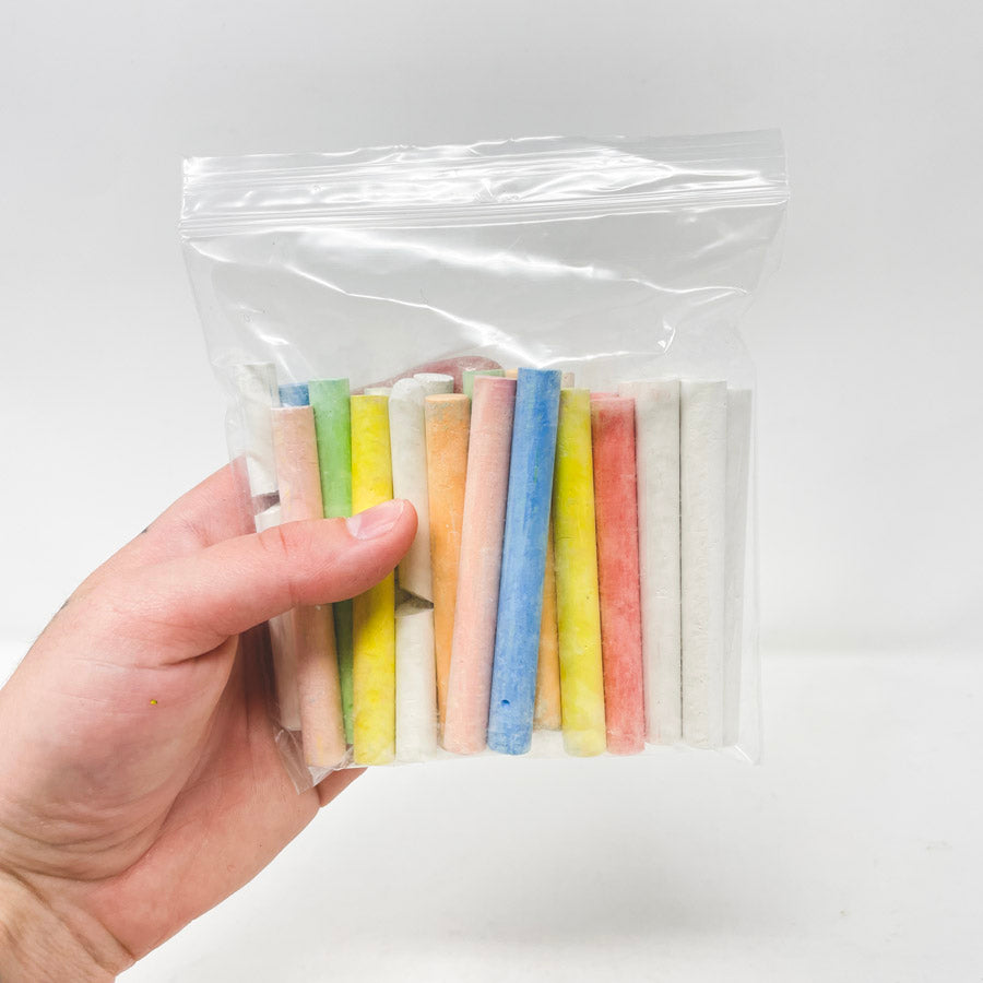 Bundle of Colored Chalk Sticks