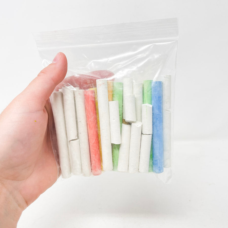 Bundle of Colored Chalk Sticks
