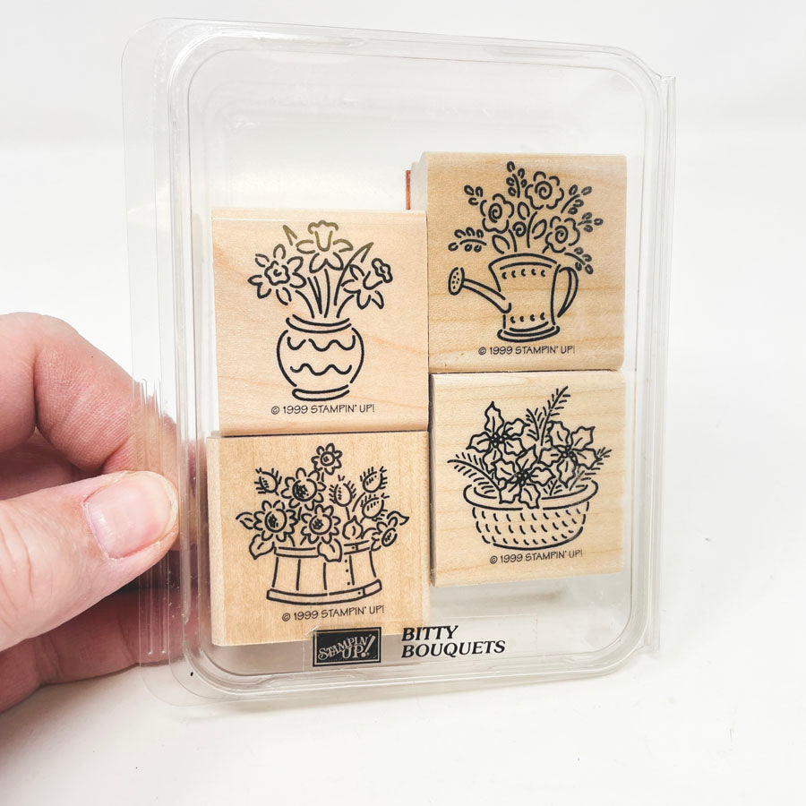 Bitty Bouquets Wood Stamps by Stampin' Up