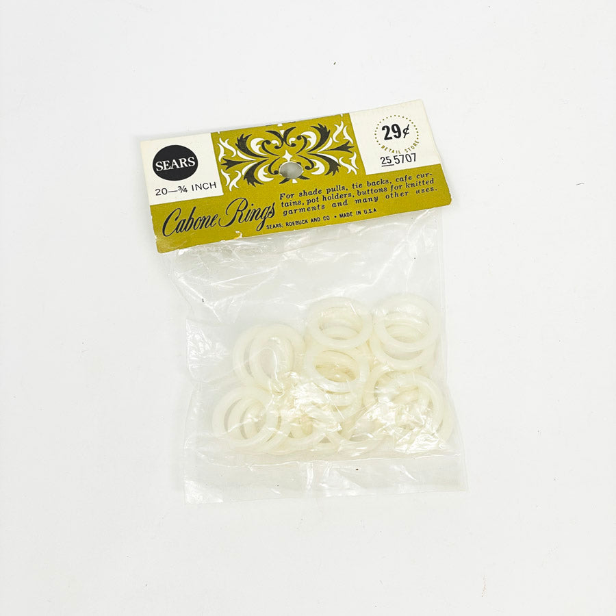 Sears 3/4" Cabone Rings