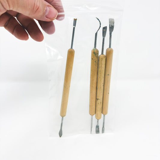 4 Clay Shaping Tools