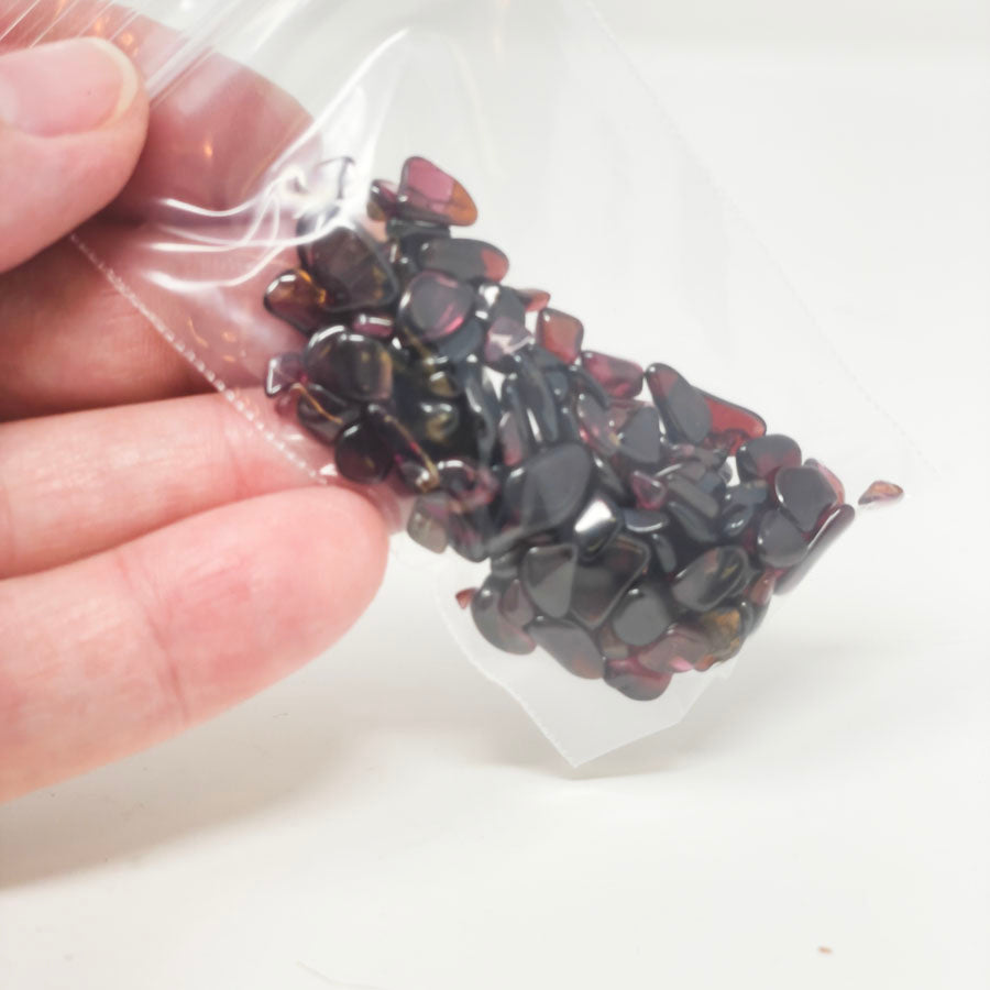 Plum Glass Beads