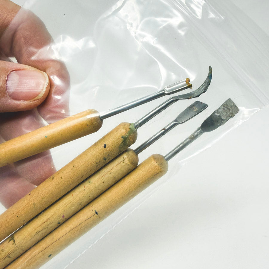 4 Clay Shaping Tools