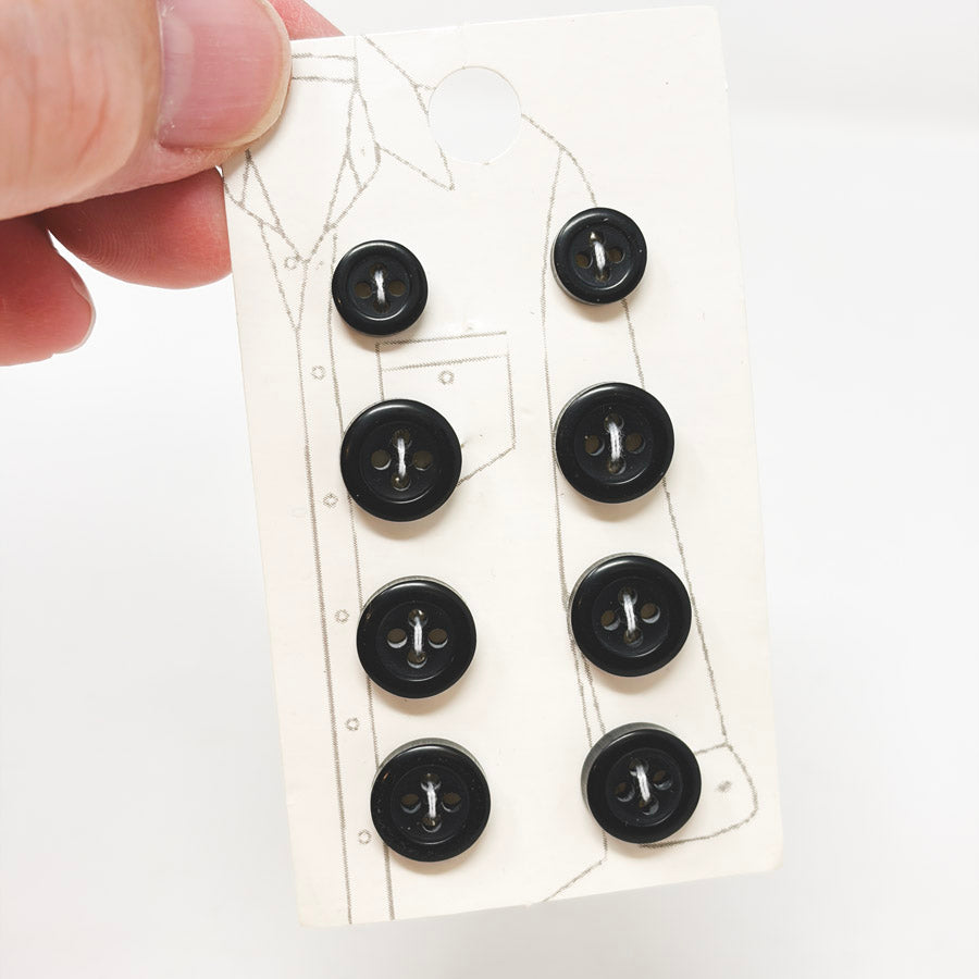 Blumenthal Black Button Card 8ct
