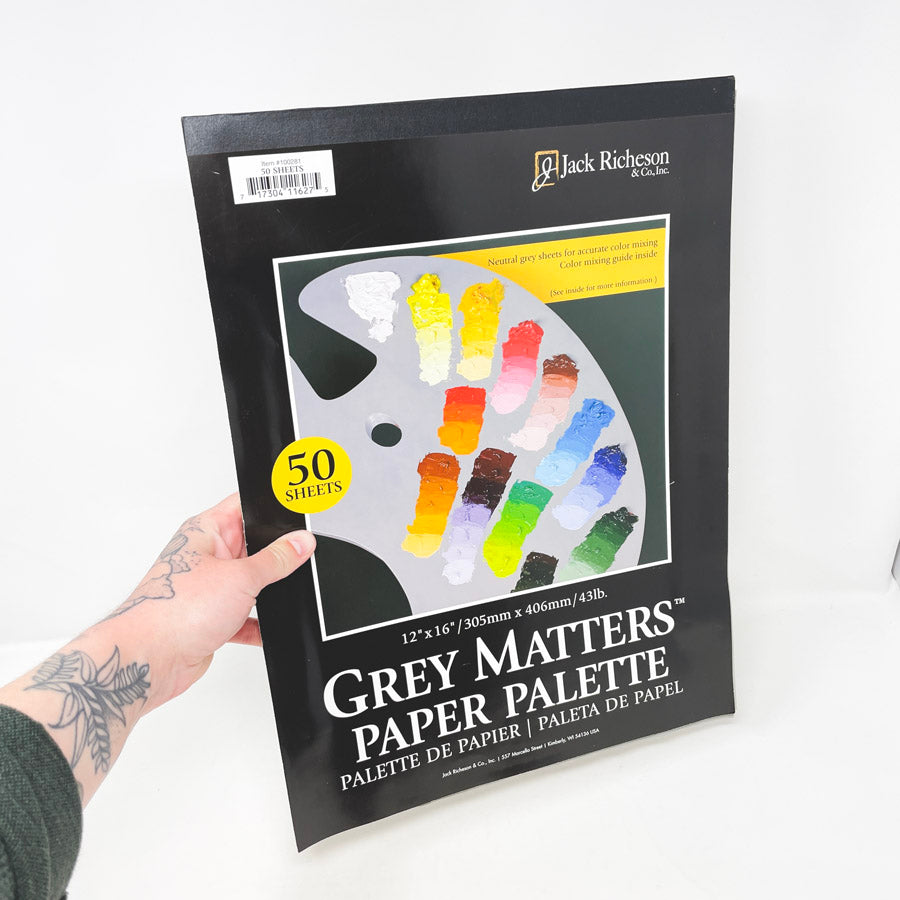 Grey Matters Paper Palette 12" x 16" by Jack Richeson