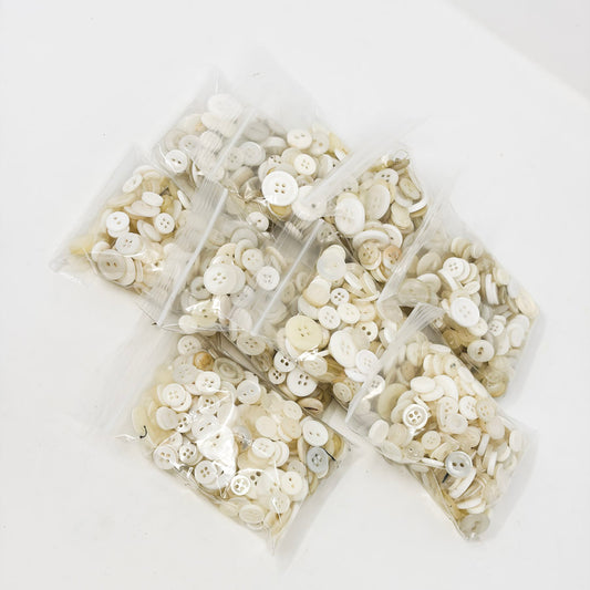 Sm. Bag Asst White Buttons (1)