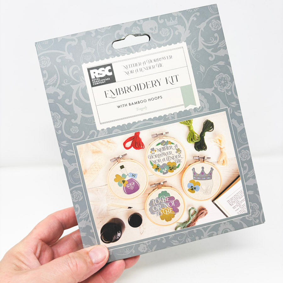 Royal Shakespeare Company Embroidery Kit