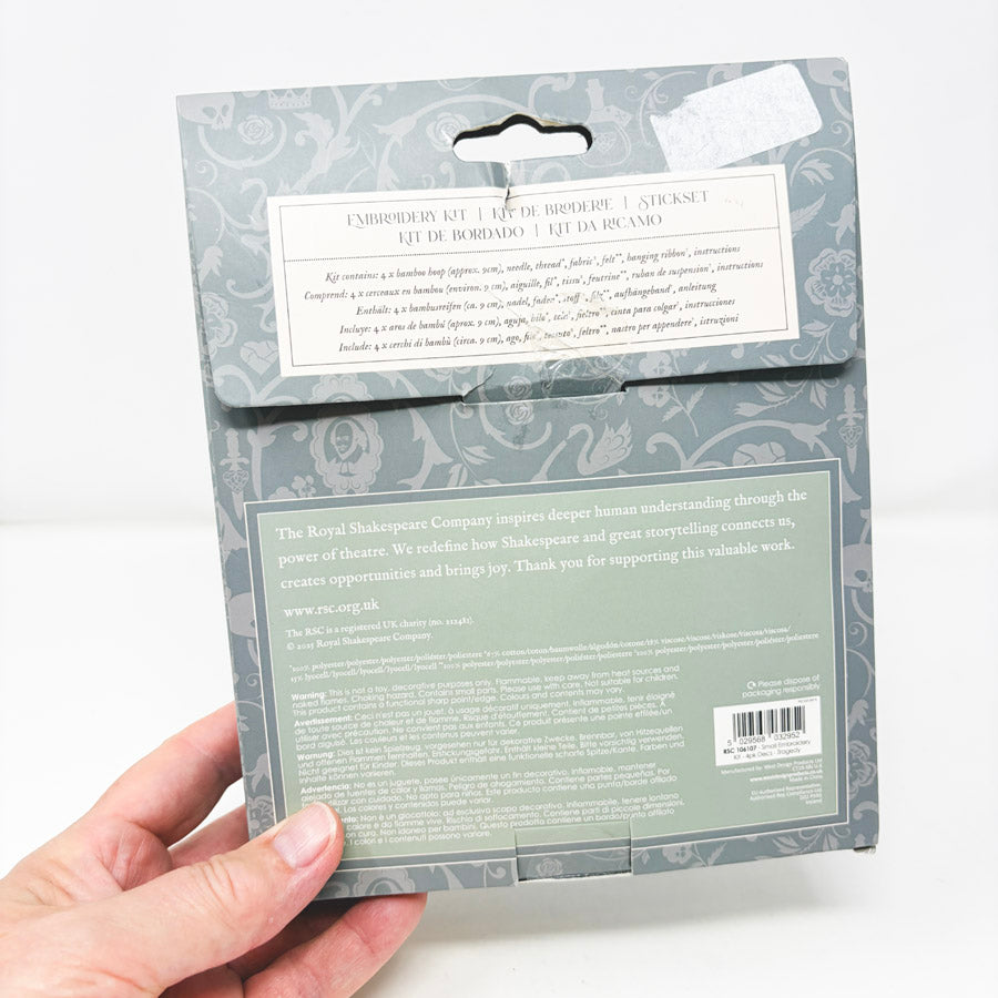 Royal Shakespeare Company Embroidery Kit