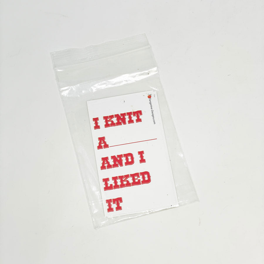 Fiber Care Instruction Tags