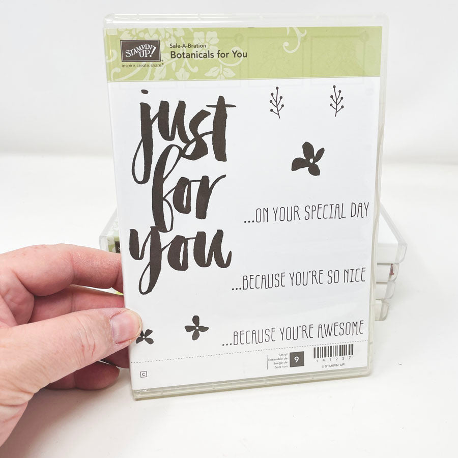 Stampin' Up Cling Stamp Sets
