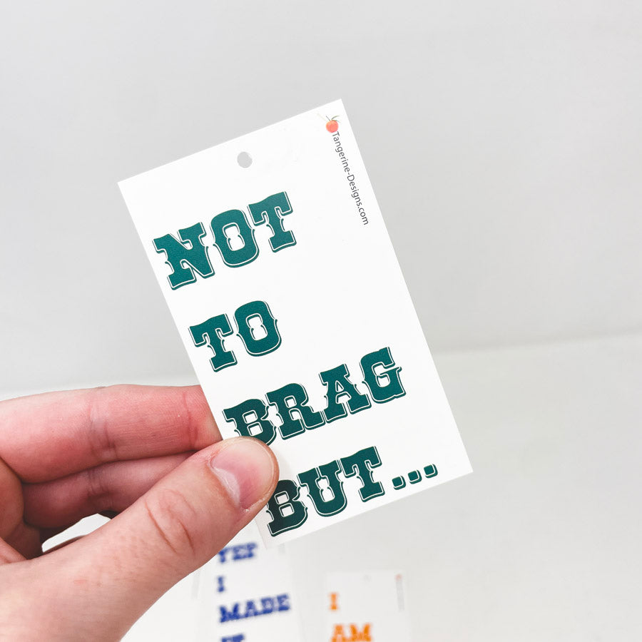 Fiber Care Instruction Tags