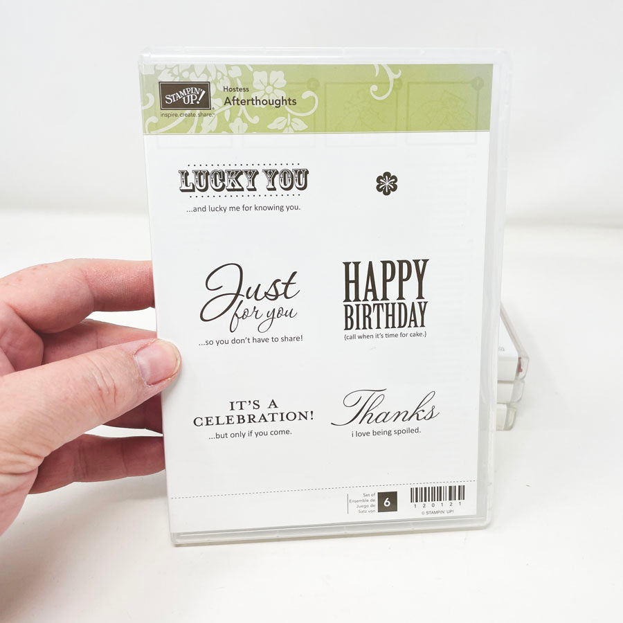 Stampin' Up Cling Stamp Sets