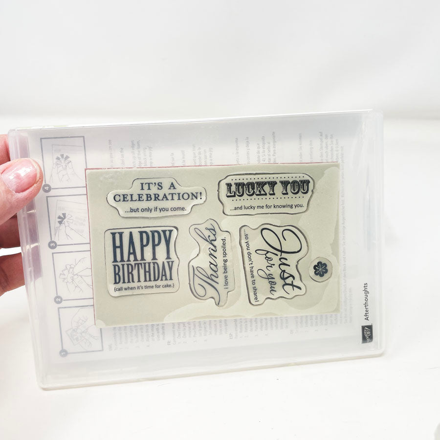 Stampin' Up Cling Stamp Sets