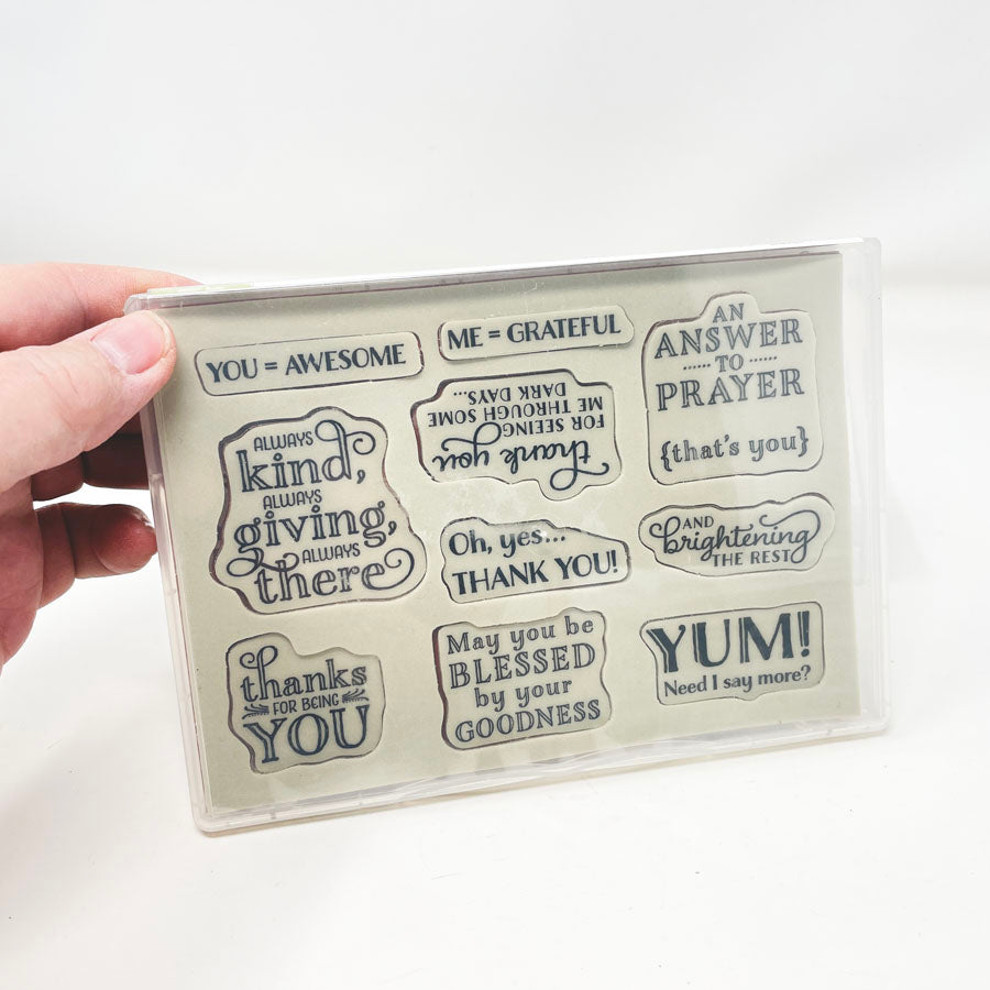 Stampin' Up Cling Stamp Sets