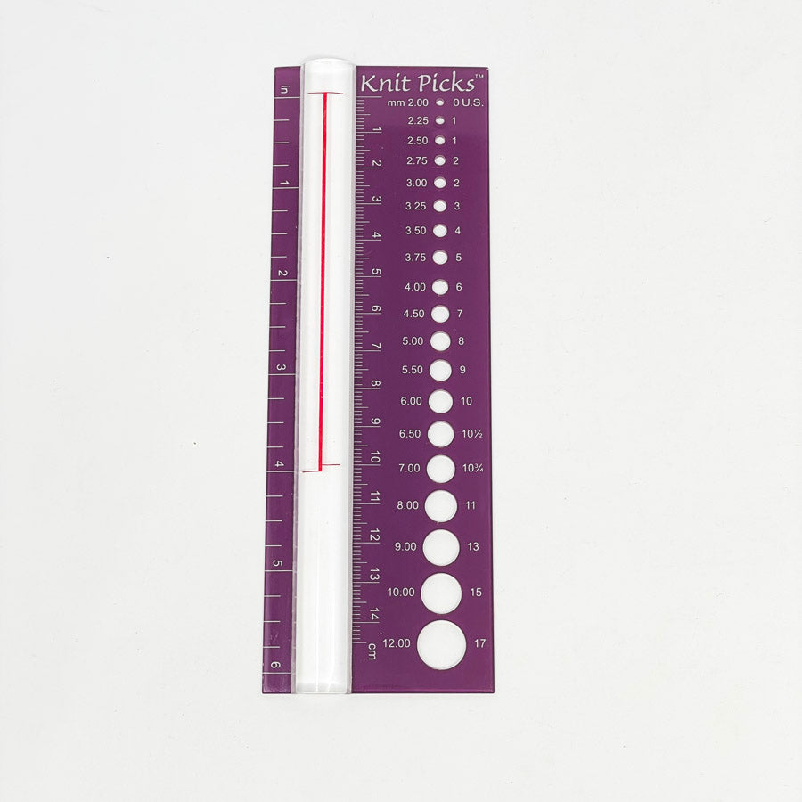 Knit Picks Needle and Stitch Gauge