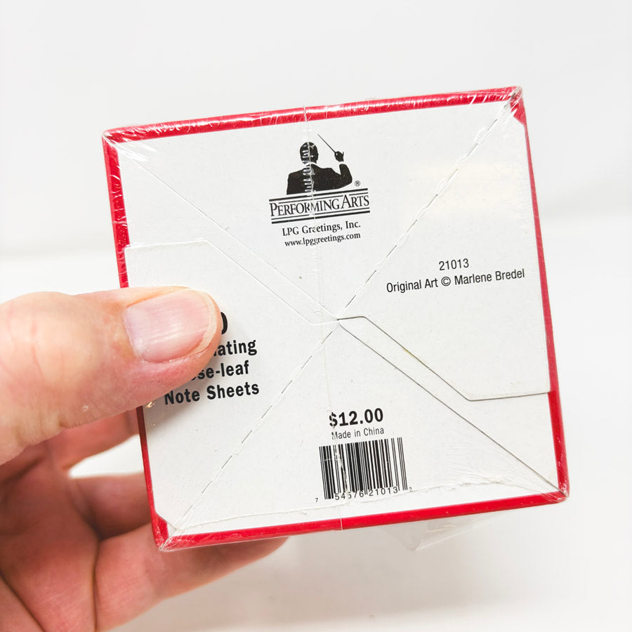 Snowman Memo Cube