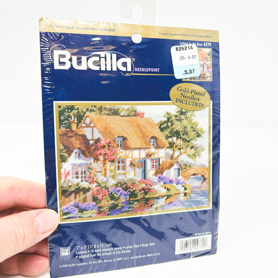 Cottage by the River – Bucilla Needlepoint Kit