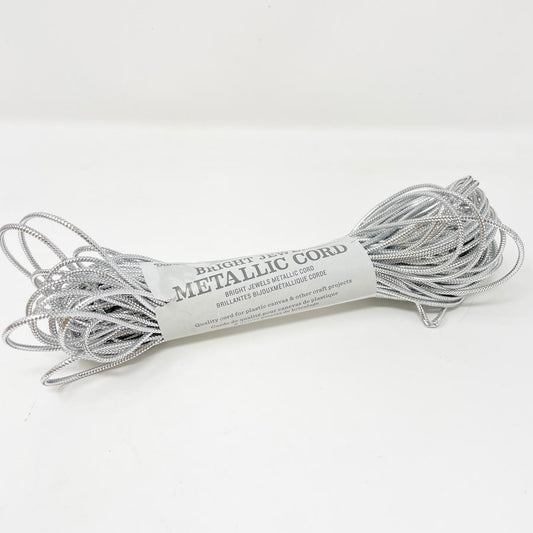 Darice Bright Jewels Metallic Cord - Silver