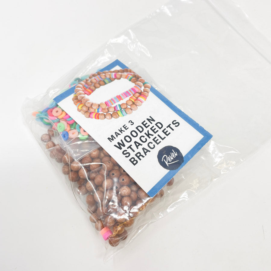 Revel Wooden Stacked Bracelet Kit