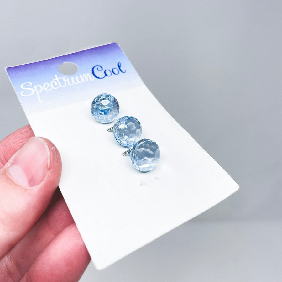 Spectrum Cool Blue Gem Buttons