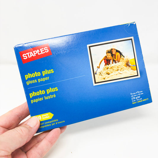 Staples 4" x 6" Inkjet Photo Paper