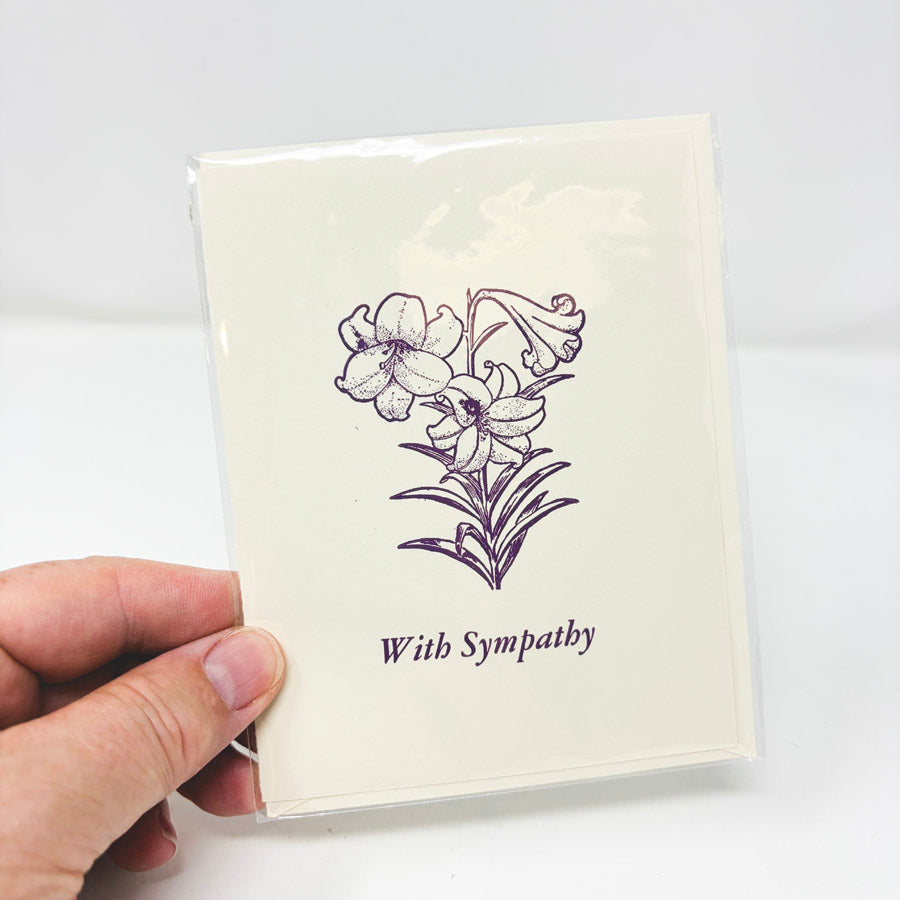 With Sympathy Card