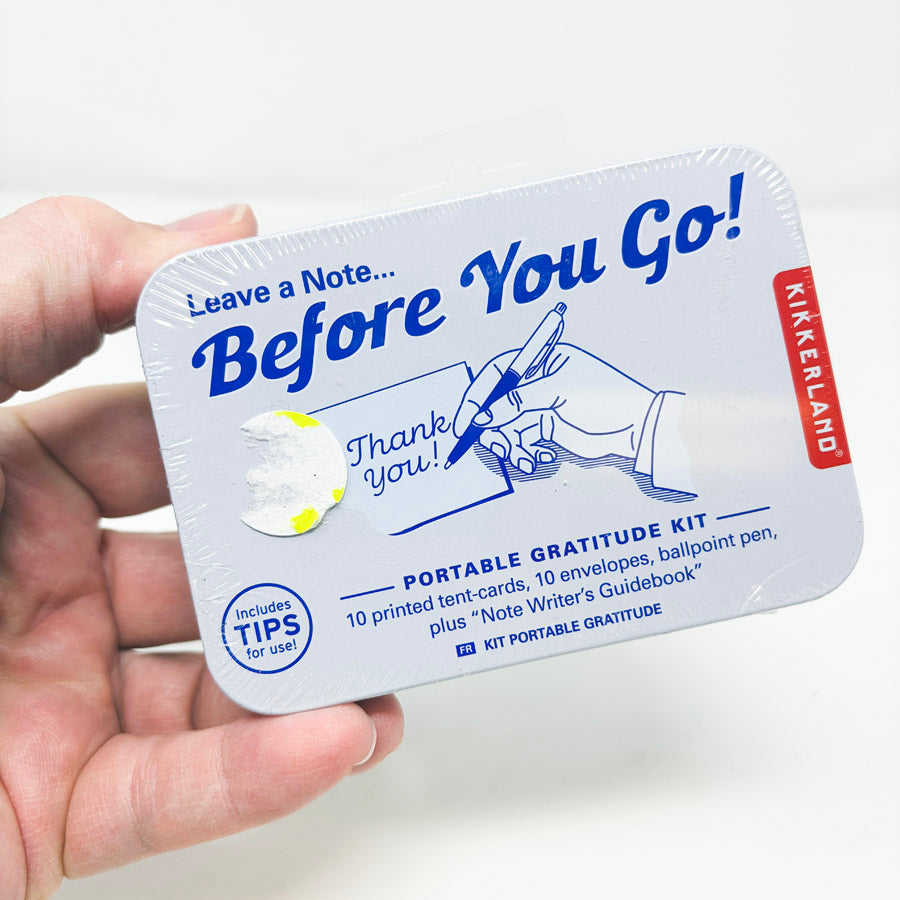 Kikkerland Portable Gratitude Kit