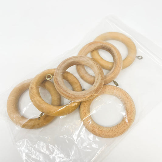 Wood Rings with Eye Hook (6)