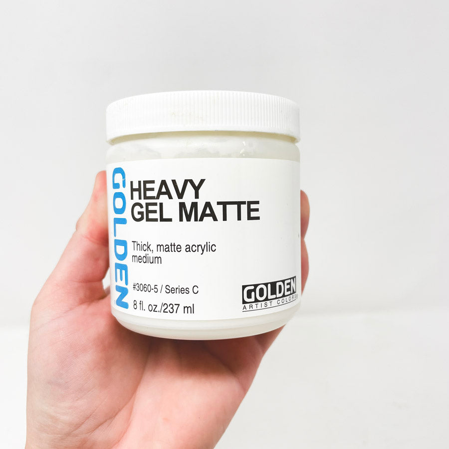 Golden Heavy Gel Matte Medium - 8 oz Tub