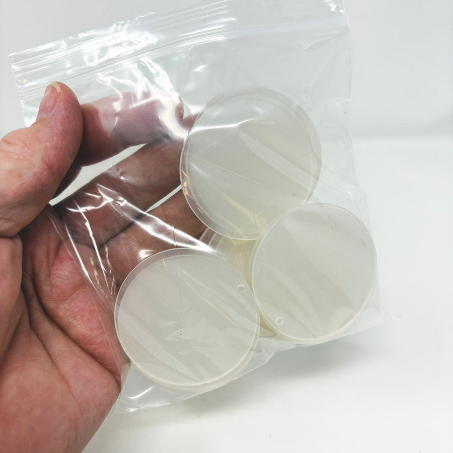 Clear Round Plastic Discs