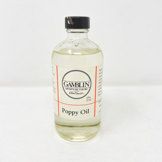 Gamblin Poppy Oil - 8 oz Size