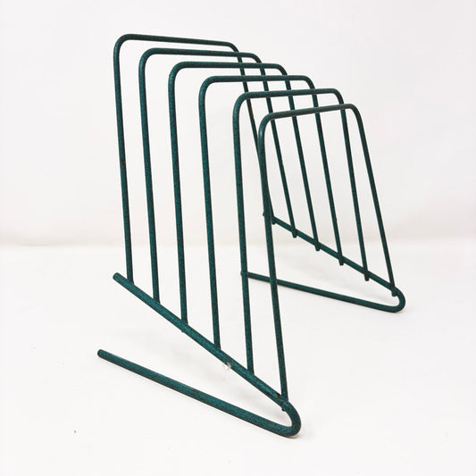Blue Green Wire File Stand