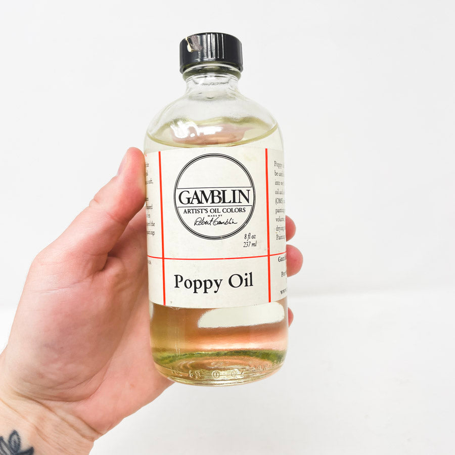 Gamblin Poppy Oil - 8 oz Size