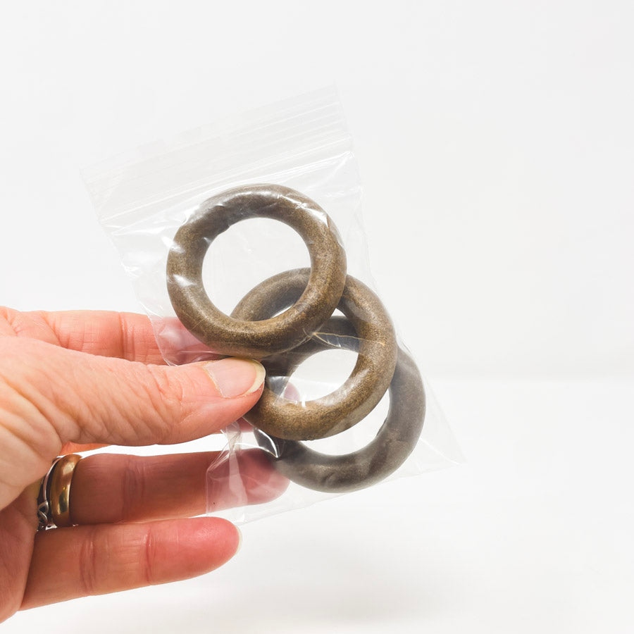 Dark Wood Rings (3)