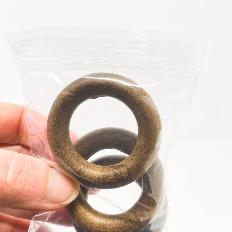 Dark Wood Rings (3)