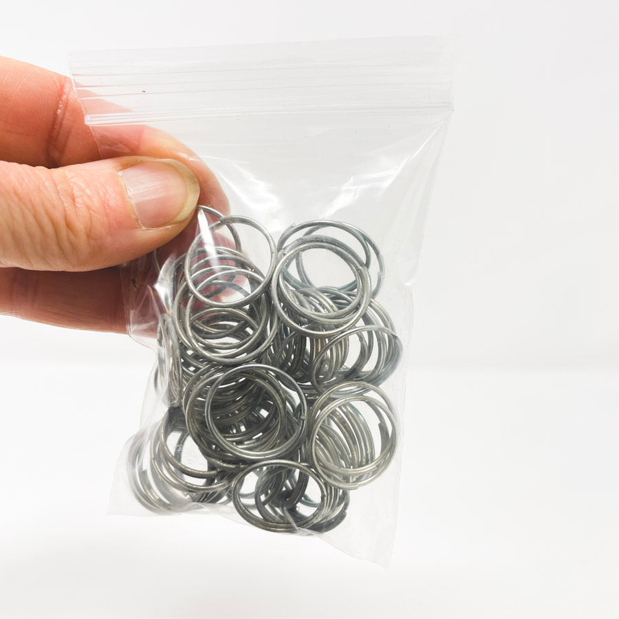 Metal Tag Rings - Split