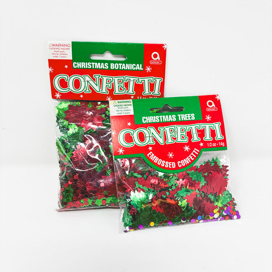 Christmas Themed Confetti Packs