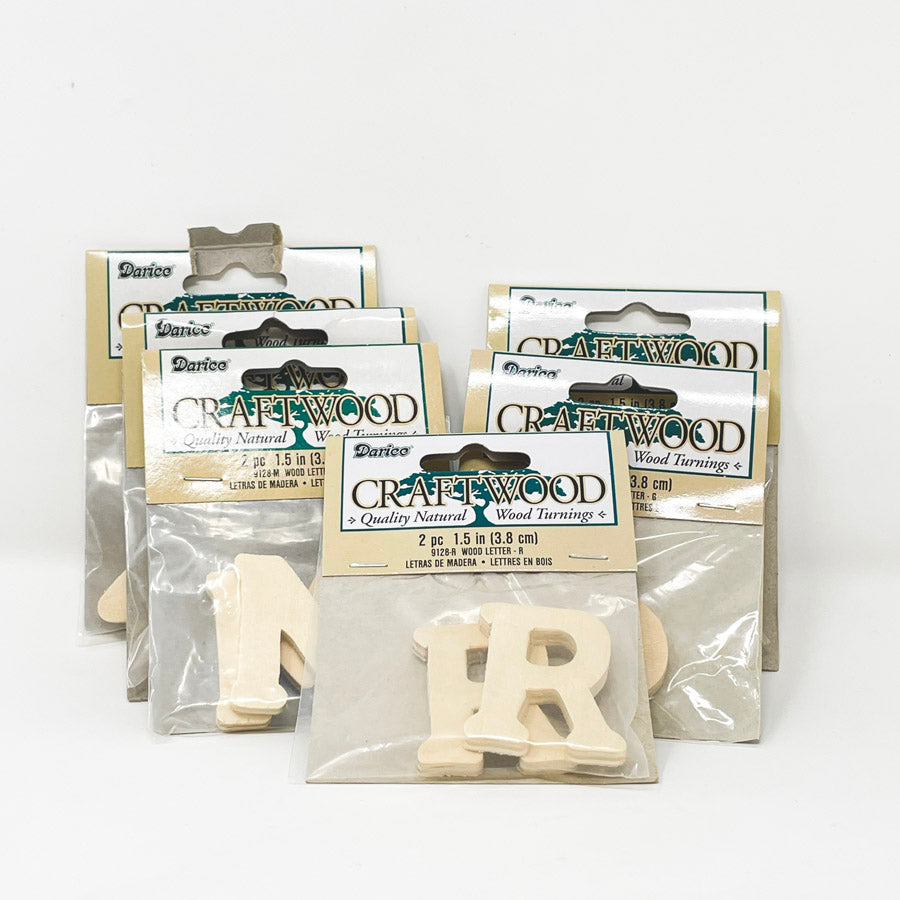 Craft Wood 1.5" Letters